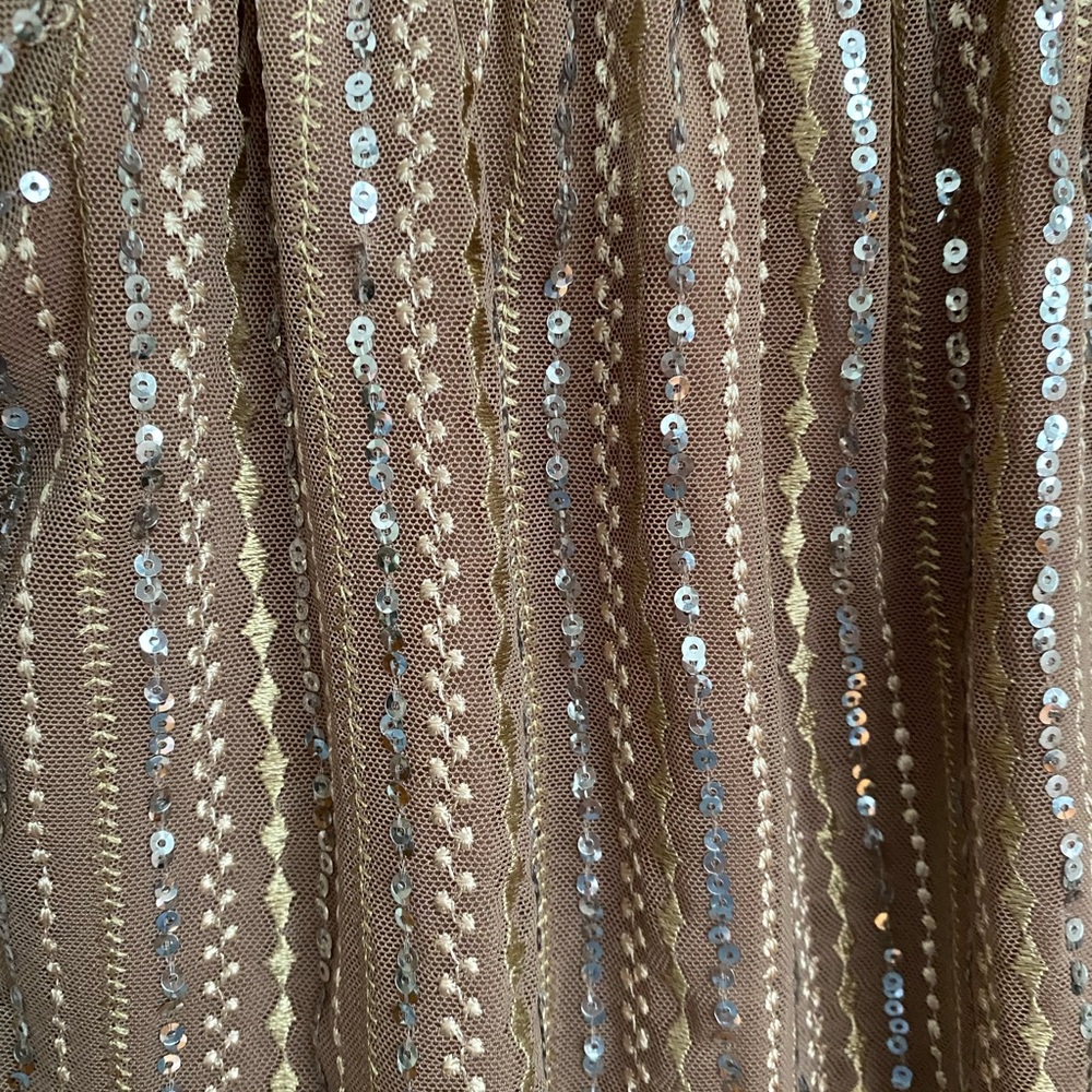 Vici Gold Sequin Off the Shoulder Top - Picture 9 of 11